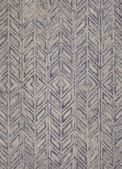 KAS Gramercy Blue Heather Herringbone 1611